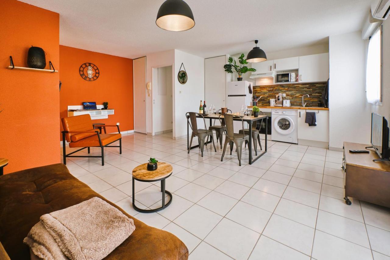 Tout Confort ! Calme, Climatisation, Piscine, Parking Gratuit, Grande Terrasse, Netflix, Wifi Carcassonne Exteriér fotografie