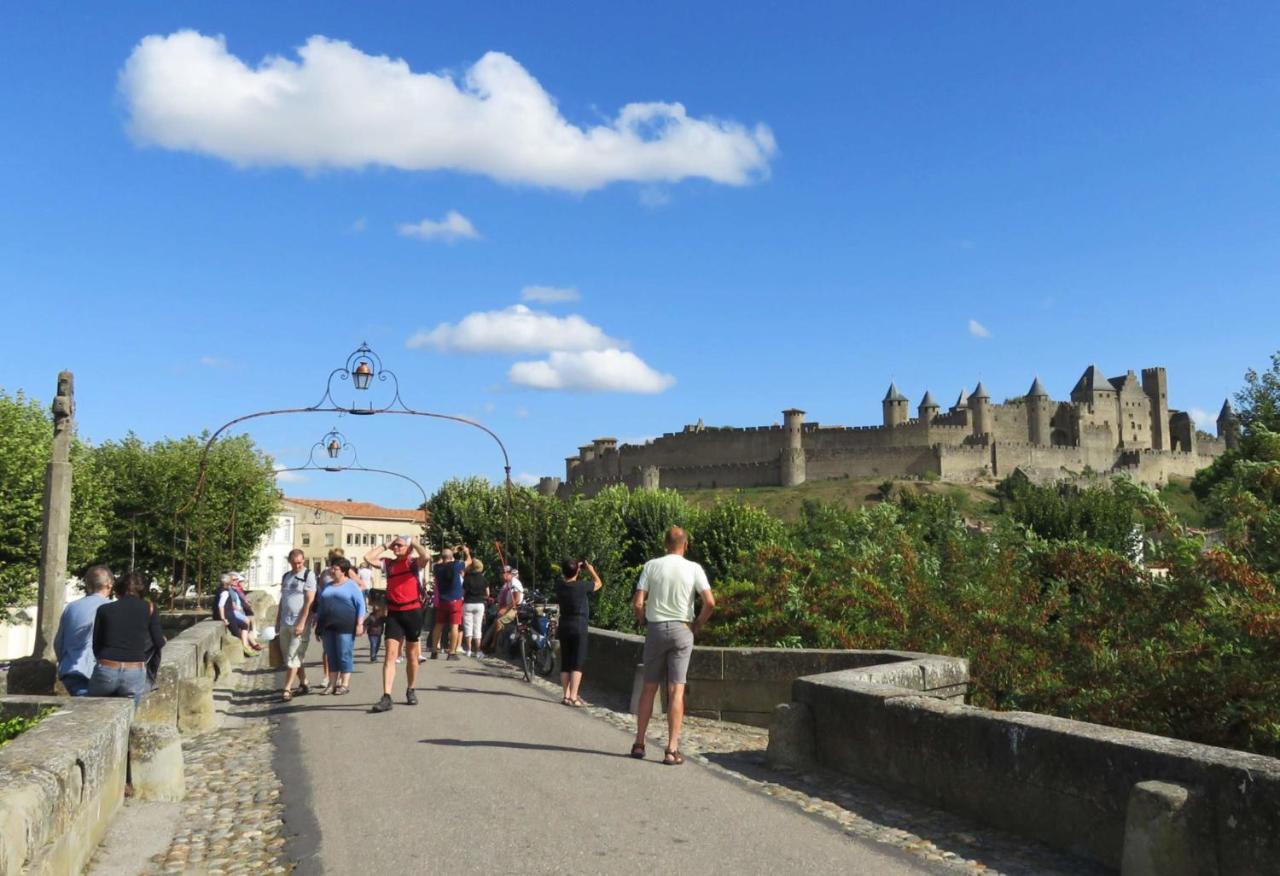 Tout Confort ! Calme, Climatisation, Piscine, Parking Gratuit, Grande Terrasse, Netflix, Wifi Carcassonne Exteriér fotografie