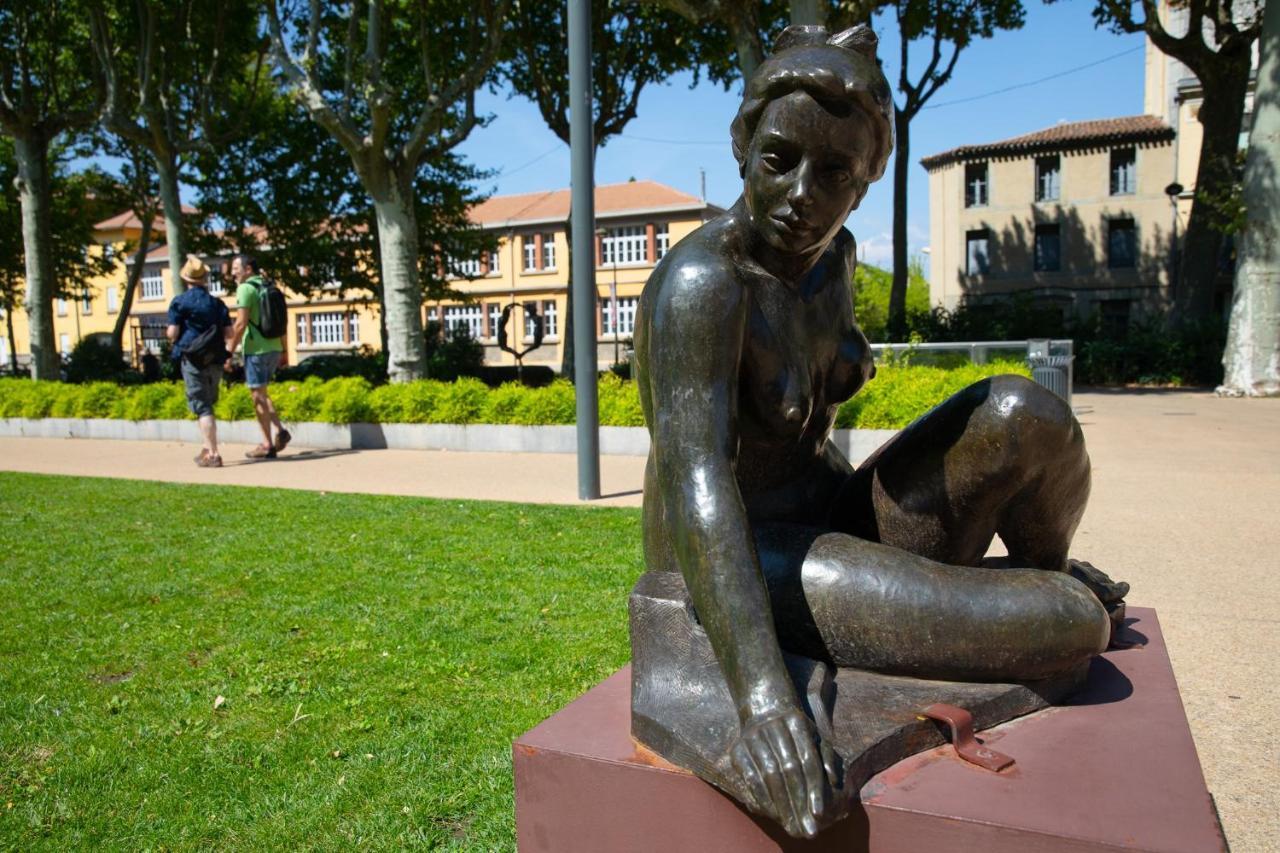 Tout Confort ! Calme, Climatisation, Piscine, Parking Gratuit, Grande Terrasse, Netflix, Wifi Carcassonne Exteriér fotografie